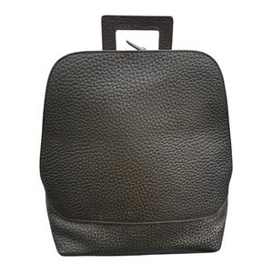 TMRW Studio Robert Backpack Pebbled Leather Structured Silhouette Top Handle